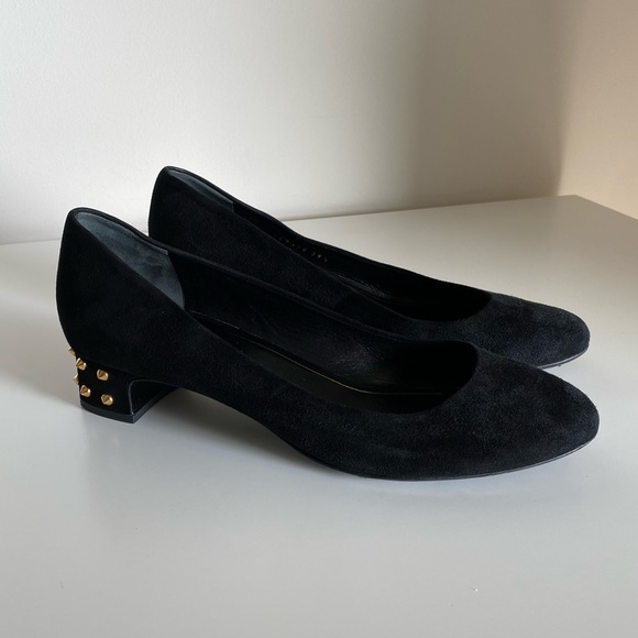 Gucci Jacqueline Studded Suede Pumps - Picture 1 of 16
